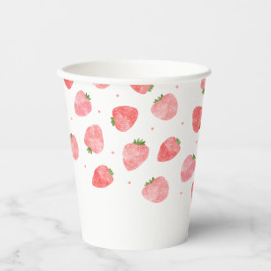 Strawberry Paper Cups Pappbecher