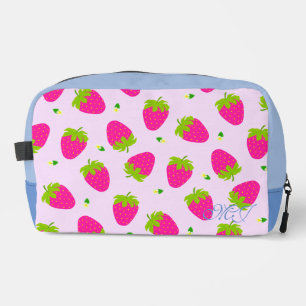 Strawberry Pastel Pink Waschbeutel