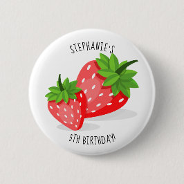 Strawberry Patch Button