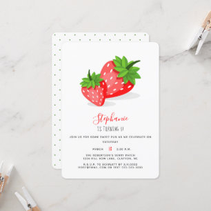 Strawberry Patch Einladung