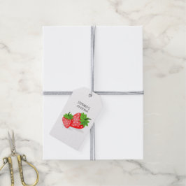 Strawberry Patch Geschenkanhänger
