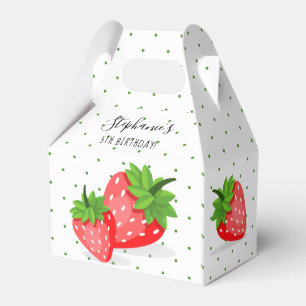 Strawberry Patch Geschenkschachtel