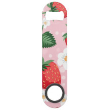 Strawberry Pattern Flaschenöffner Schlüsselanhänge