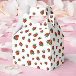 Strawberry Pattern Geschenkschachtel