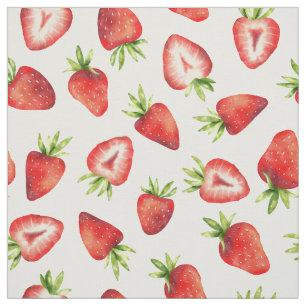 Strawberry Pattern Stoff