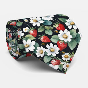 Strawberry-Pflaster blühen Krawatte