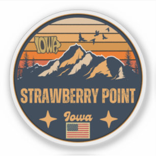 Strawberry Point, Iowa Aufkleber