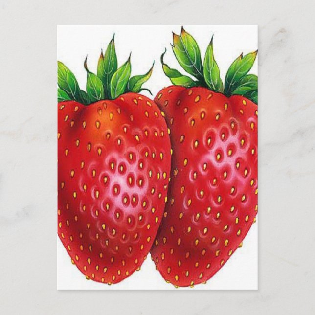 STRAWBERRY POSTKARTE (Vorderseite)
