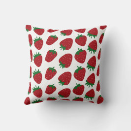 Strawberry Print Kissen