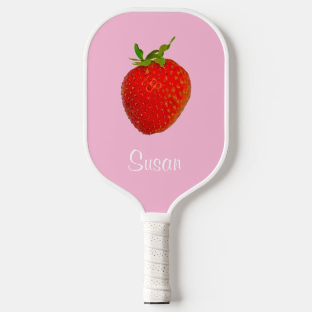 Strawberry Red Pink 4Susan Pickleball Schläger (Vorderseite)