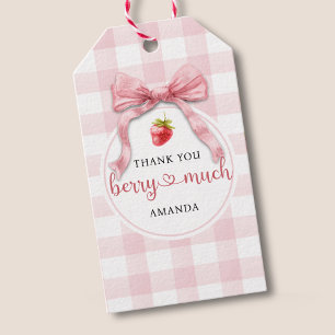 Strawberry Ribbon vielen Dank Ihnen Berry Much Gif Geschenkanhänger