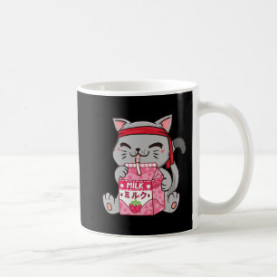 Strawberry Shake Strawberry Milk Kat Kawaii Neko A Kaffeetasse