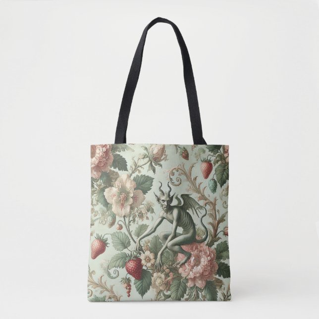 Strawberry Sins - Gotisches Barock Tasche (Vorderseite)