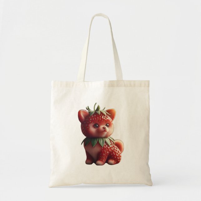 Strawberry Spitz Tragetasche (Vorne)