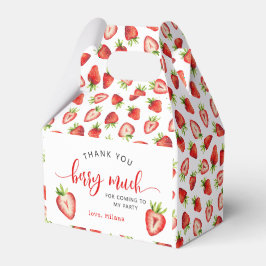 Strawberry Summer Party Geschenkschachtel