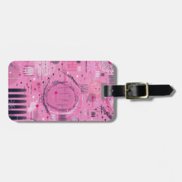 Strawberry Sundae Abstract Art  Gepäckanhänger