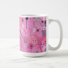 Strawberry Sundae Abstract Art  Kaffeetasse