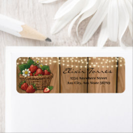 Strawberry Sweet Basket Baby Dusche