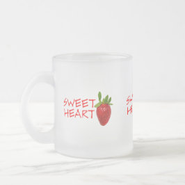 Strawberry Sweetheart Mattglastasse