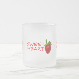 Strawberry Sweetheart Mattglastasse