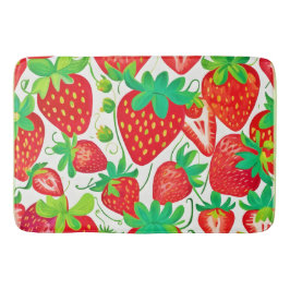 Strawberry Swirl Muster Badematte