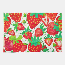 Strawberry Swirl Muster Geschirrtuch