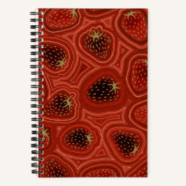 Strawberry swirl Spiral Notebook Notizbuch