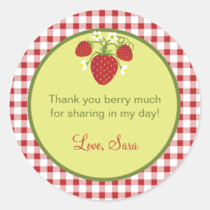 Strawberry Theme Fevor Sticker