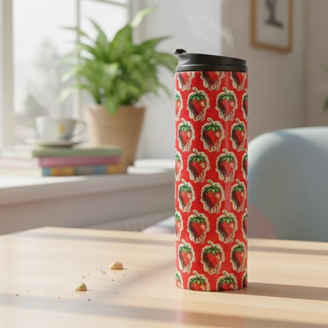 Strawberry Thermal Tumbler Thermosbecher (Von Creator hochgeladen)