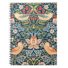 Strawberry Thief Artistic William Morris Notebook Notizblock