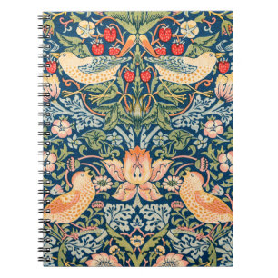 Strawberry Thief Artistic William Morris Notebook Notizblock