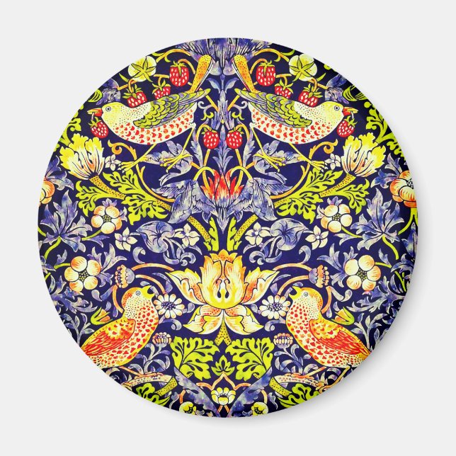 Strawberry Thief Birds William Morris Magnet (Vorne)