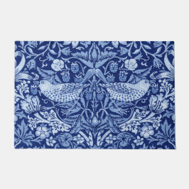 Strawberry Thief Blue Monotone, William Morris Fußmatte