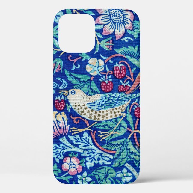 Strawberry Thief Blue, William Morris Case-Mate iPhone Hülle (Rückseite)