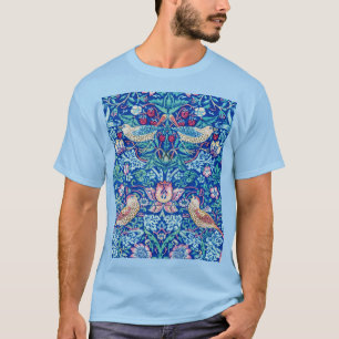 Strawberry Thief Blue, William Morris T-Shirt