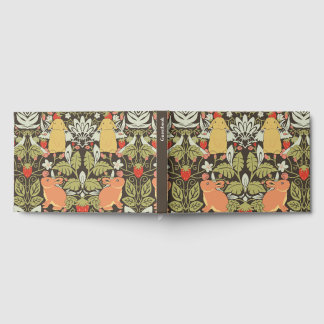 Strawberry thief Bunnies pattern Gästebuch