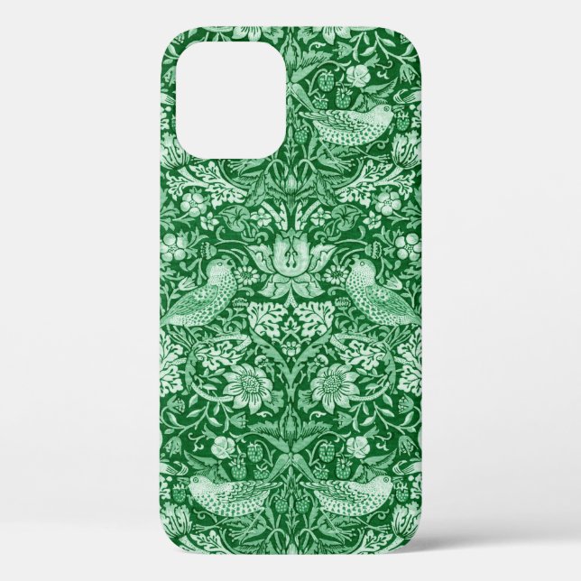 Strawberry Thief Green, William Morris Case-Mate iPhone Hülle (Rückseite)