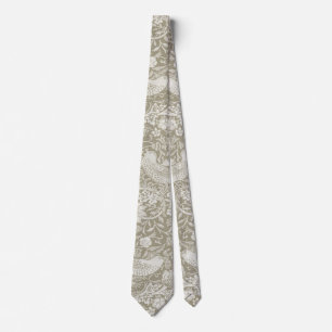Strawberry Thief Ivory, William Morris Krawatte