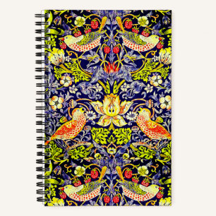 Strawberry Thief Vögel William Morris Notizbuch