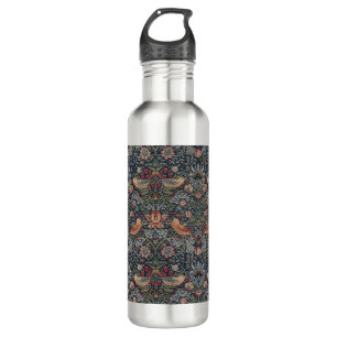 Strawberry Thief von William Morris Edelstahlflasche