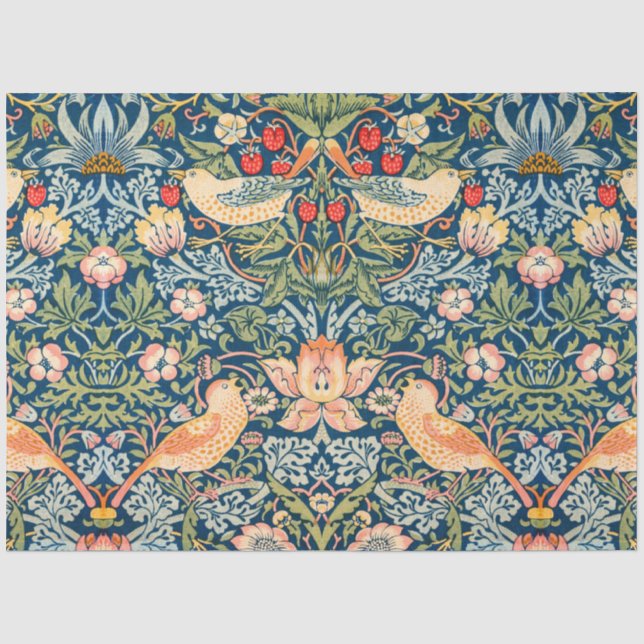 Strawberry Thief (von William Morris) Seidenpapier (Vorderseite)