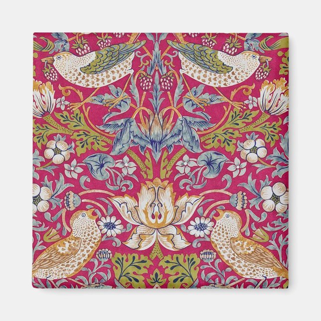 Strawberry Thief, William Morris Magnet (Vorne)