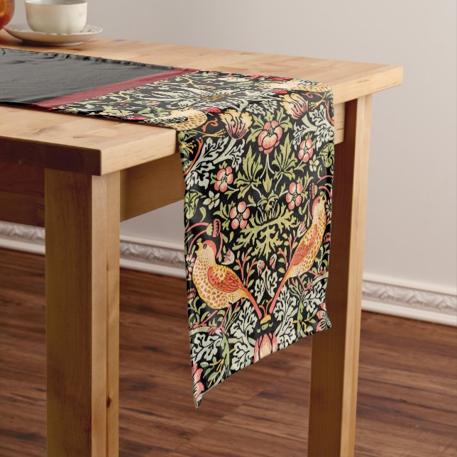 Strawberry Thief William Morris Medium Table Runne Mittelgroßer Tischläufer (Beispiel)