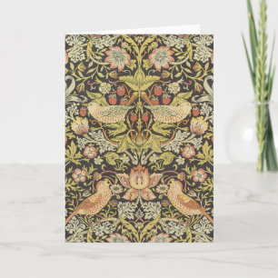 Strawberry Thieves Vintage Hochzeitsset Karte