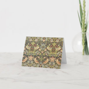 Strawberry Thieves Vintage Hochzeitsset Karte