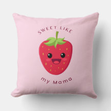 Strawberry Throw Kissen