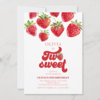 Strawberry Two Sweet 2. Geburtstag