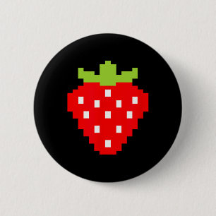 Strawberry Video Game Player 1 Button