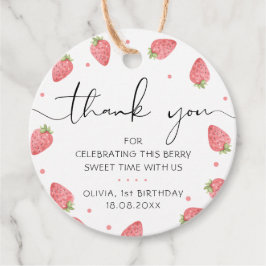 Strawberry Vielen Dank Berry Favor Geschenkartikel Geschenkanhänger