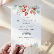 Strawberry Vines Brautparty